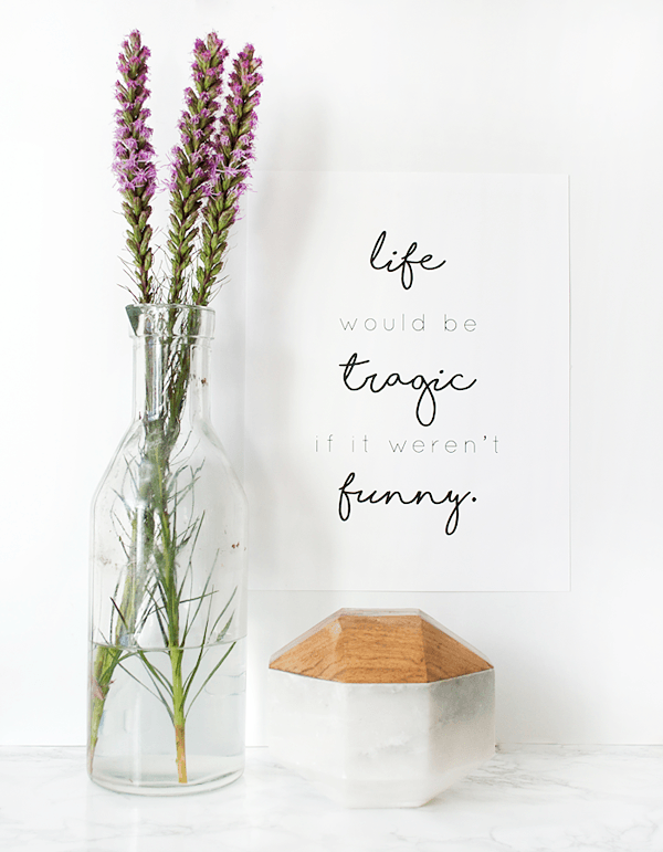 12 Free Printable Pieces of Wall Art