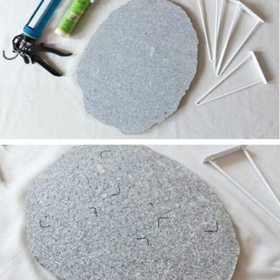 How to make a granite side table