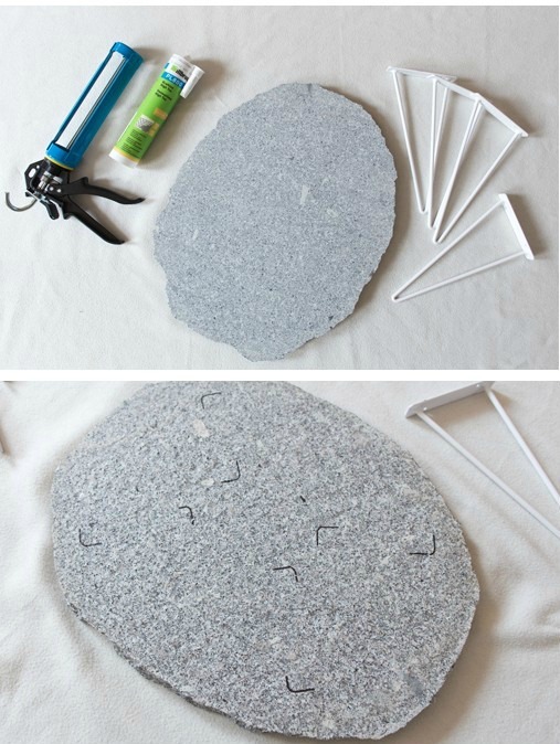 How to make a granite side table 