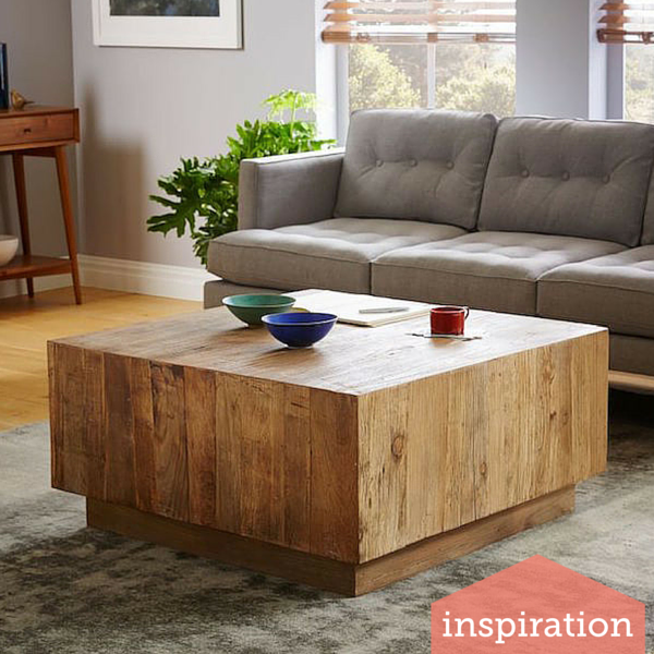 West Elm's Plank Coffee Table inspiration