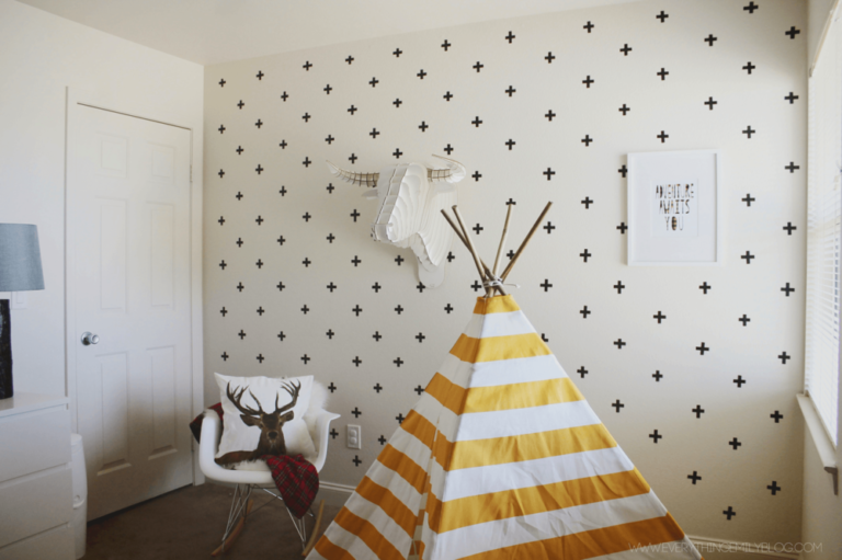 10 Genius DIY Wallpaper Alternatives to Give Your Room Some Pow! Curbly