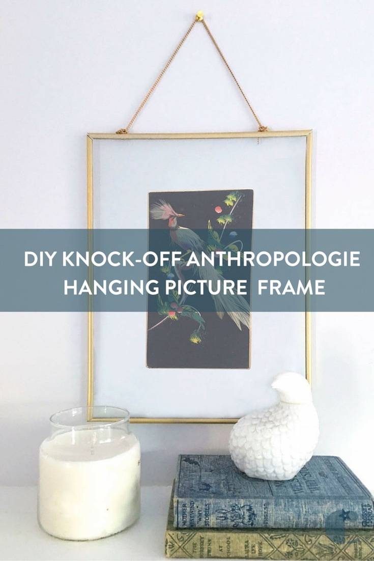 Anthropologie DIY Knock Off Frame Pinterest