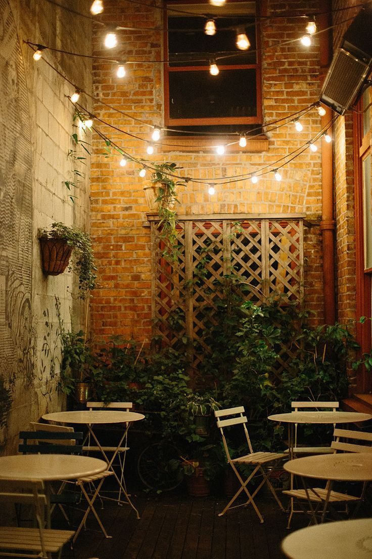 Eye Candy: 10 Clever Ways To Use Bistro Lights Outside