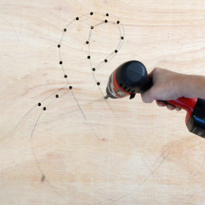 How-To: Funky DIY Monogram Marquee Sign