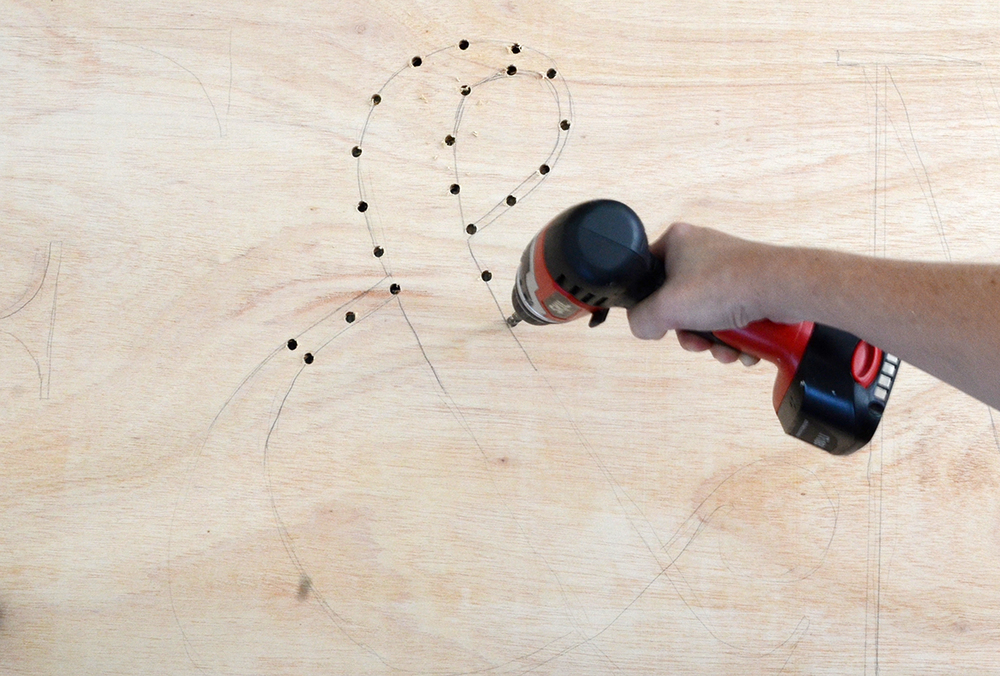 How-To: Funky DIY Monogram Marquee Sign