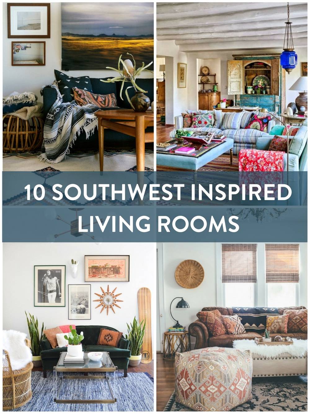 Eye Candy: 10 Super Cozy Southwest Inspired Living Rooms