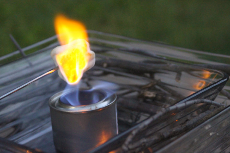 How to Make a DIY Tabletop S'Mores Grill Centerpiece Curbly