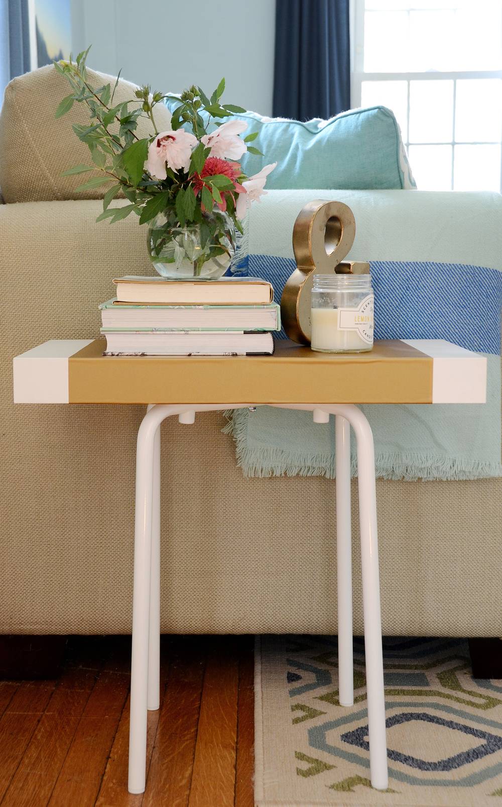 Double IKEA Hack: Crazy Easy DIY End Table