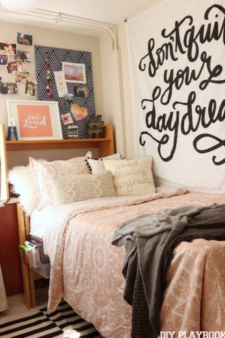 Dormify dorm room makeover after
