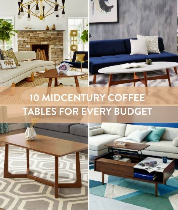 Shopping Guide: 10 Midcentury Coffee Tables For Every Budget 