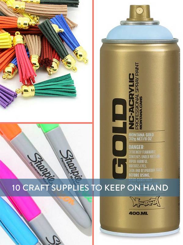 10 Must-Have Craft Supplies To Keep On Hand