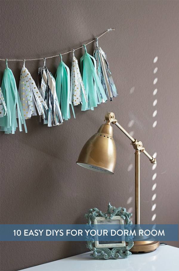 10 Easy DIY Projects For Your Dorm Room