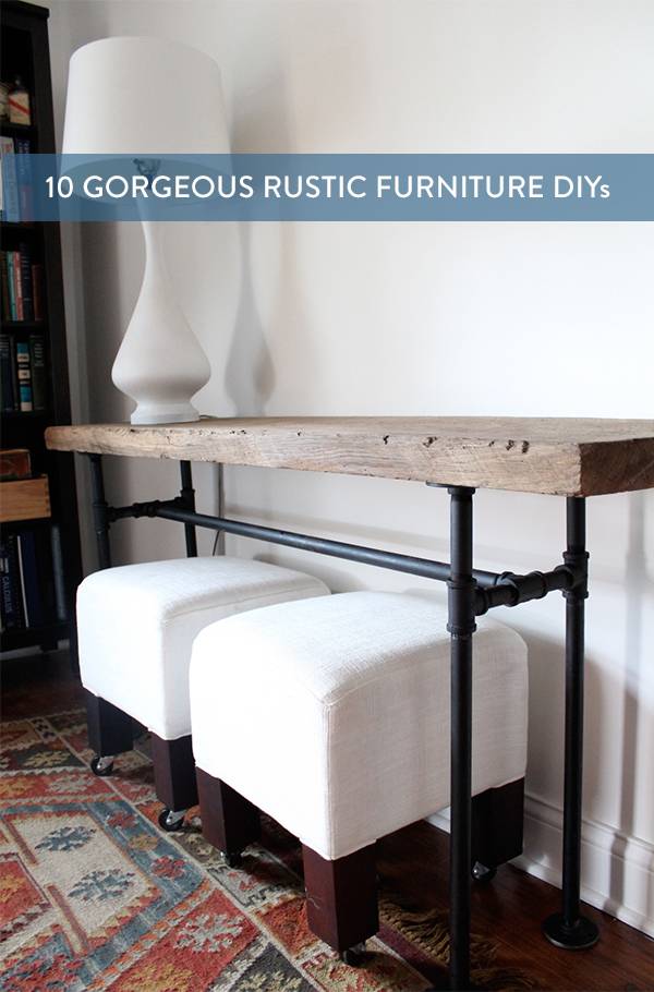 10 Rustic DIY Furniture Projects