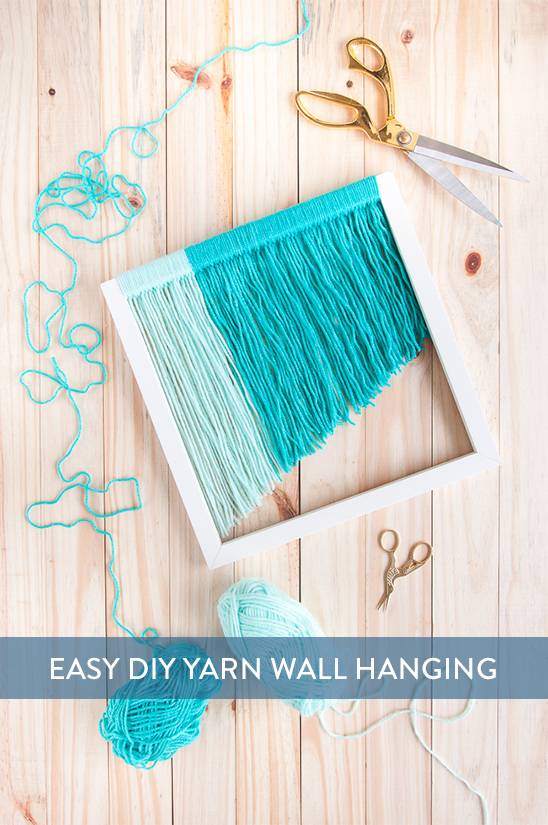 Easy DIY Yarn Wall Hanging