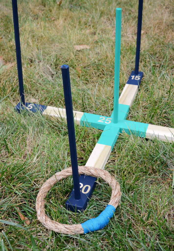 How to DIY Backyard Ring Toss Game Curbly