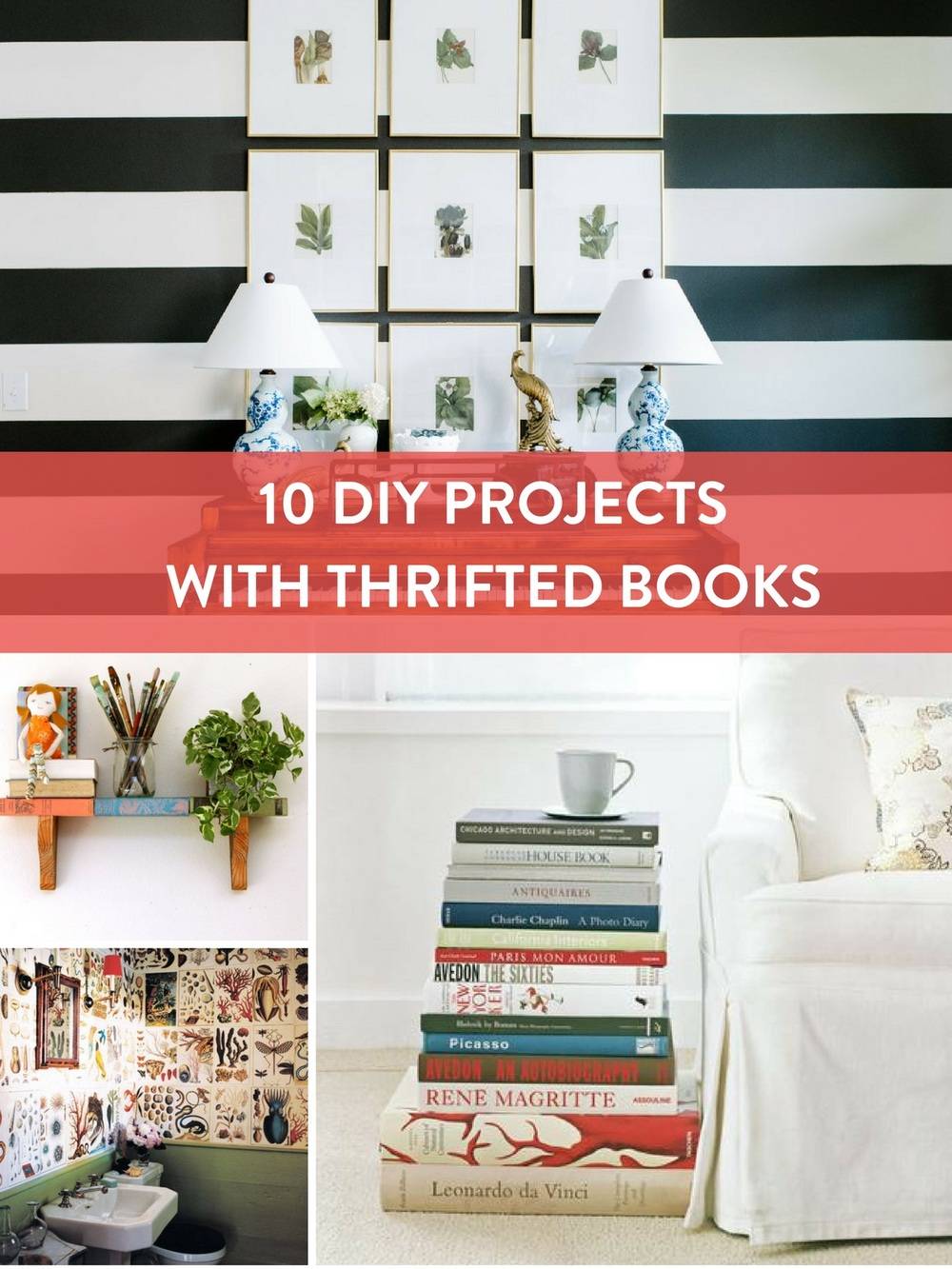A book with 10 DIY projects on the cover