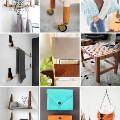 Roundup: 10 DIY Super Easy DIY Leather Projects