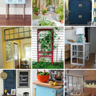 20 DIY projects using reclaimed materials feature image