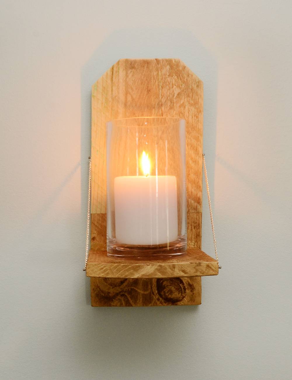 ハウツー：簡単なDIY素朴なシックなキャンドルSconce