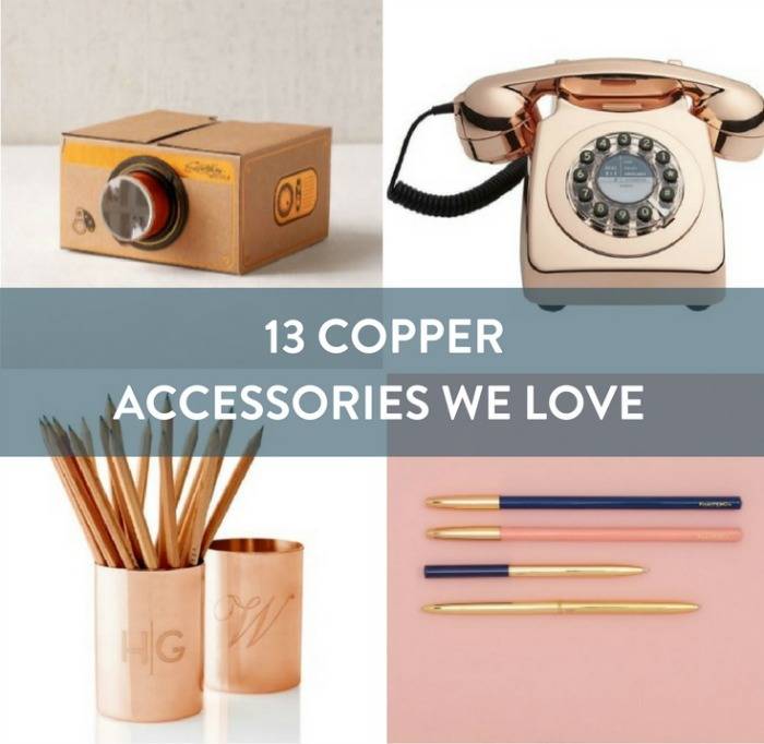 13 Copper Office Supplies We're Crushing On