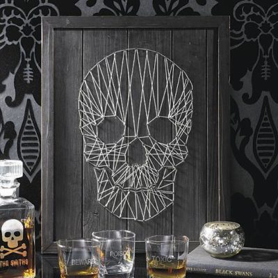 Decorating with Black & White in A Spooky-But-Totally-Chic Way