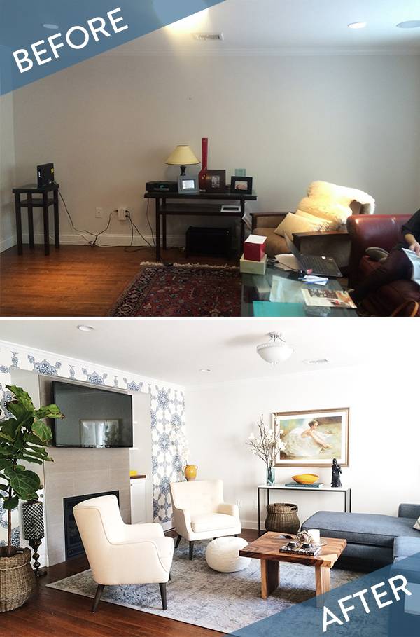 Before and After: A Dramatic Living Room Makeover