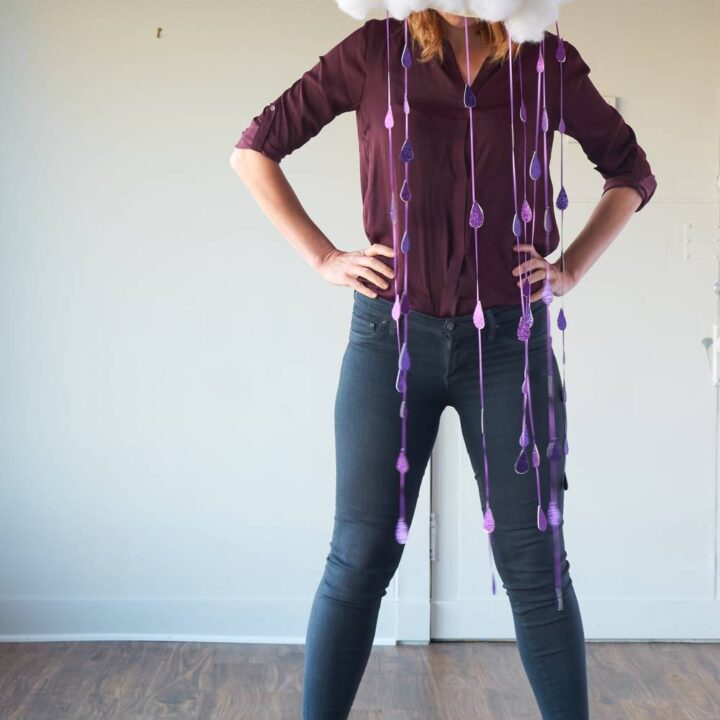 purple rain dress up DIY Cloud Costume