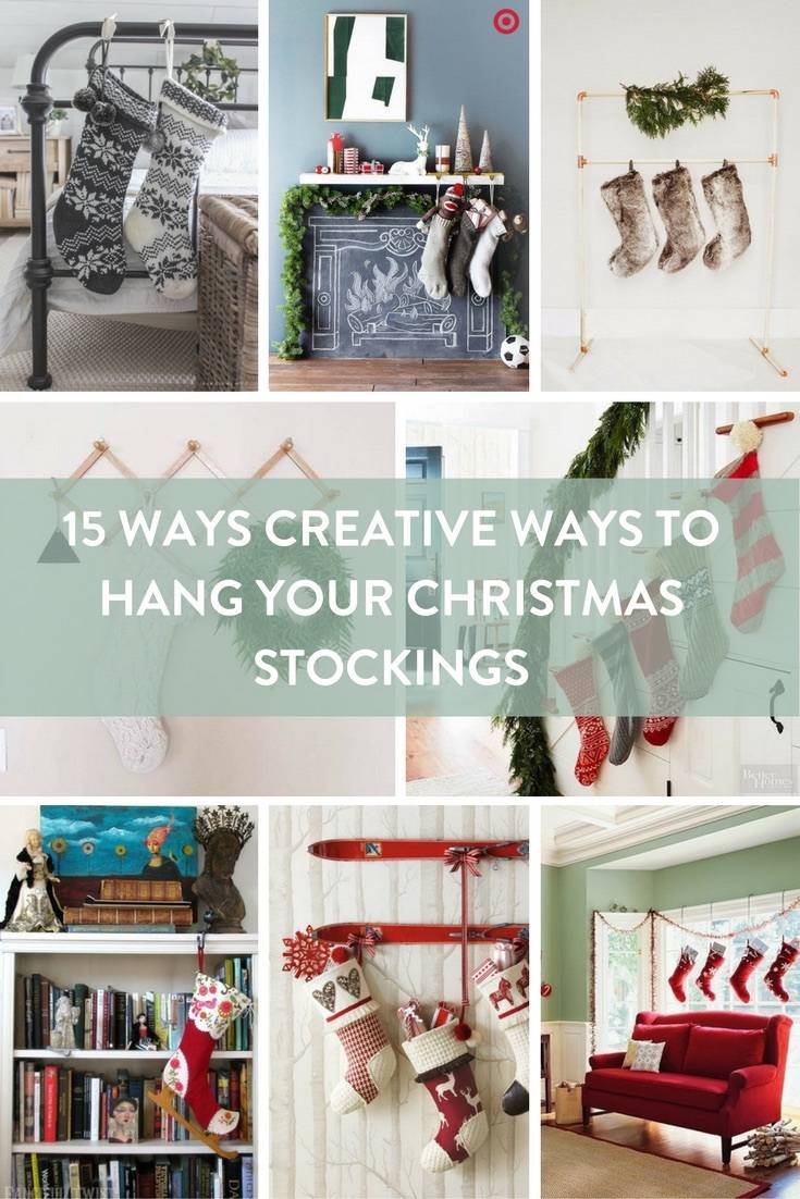 15 Creative Ways to Hang your Stockings This Christmas