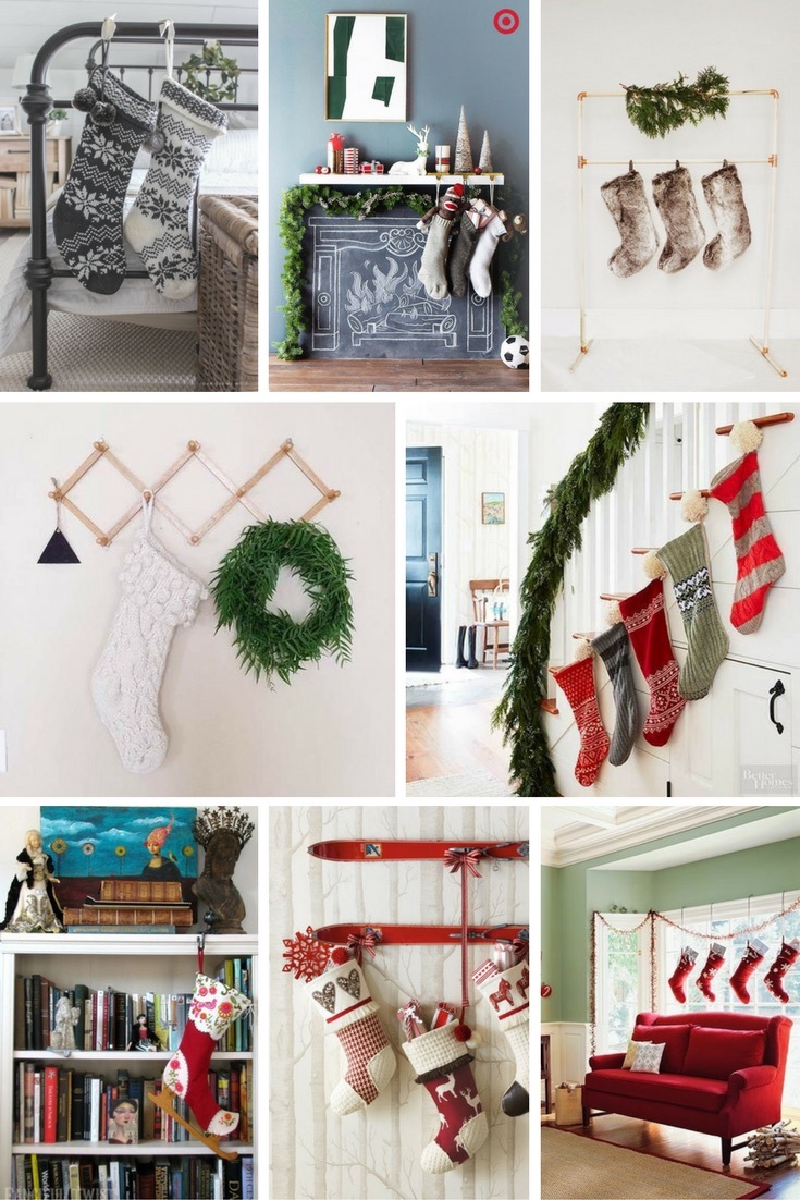 15 Creative Ways to Hang your Stockings This Christmas