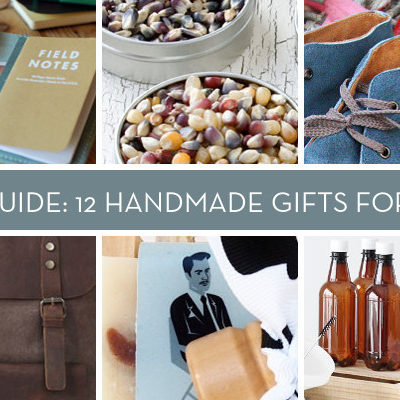 Different handmade crafts for guys being featured.