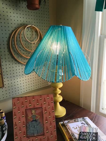 idea house yarn lampshade