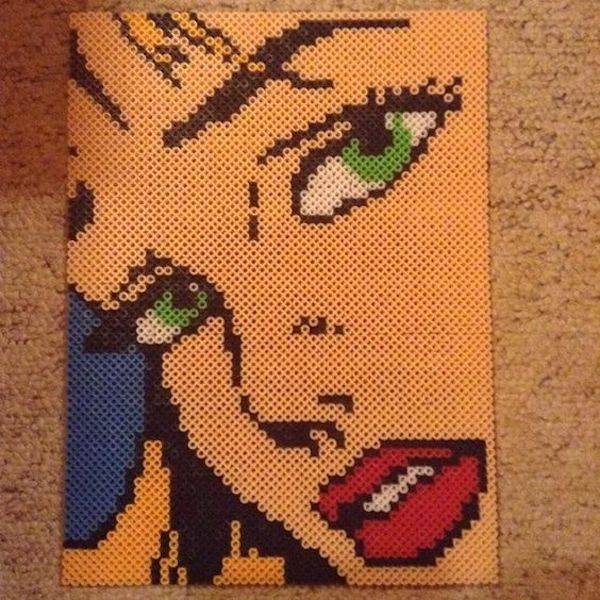 Lichtenstein in Perler