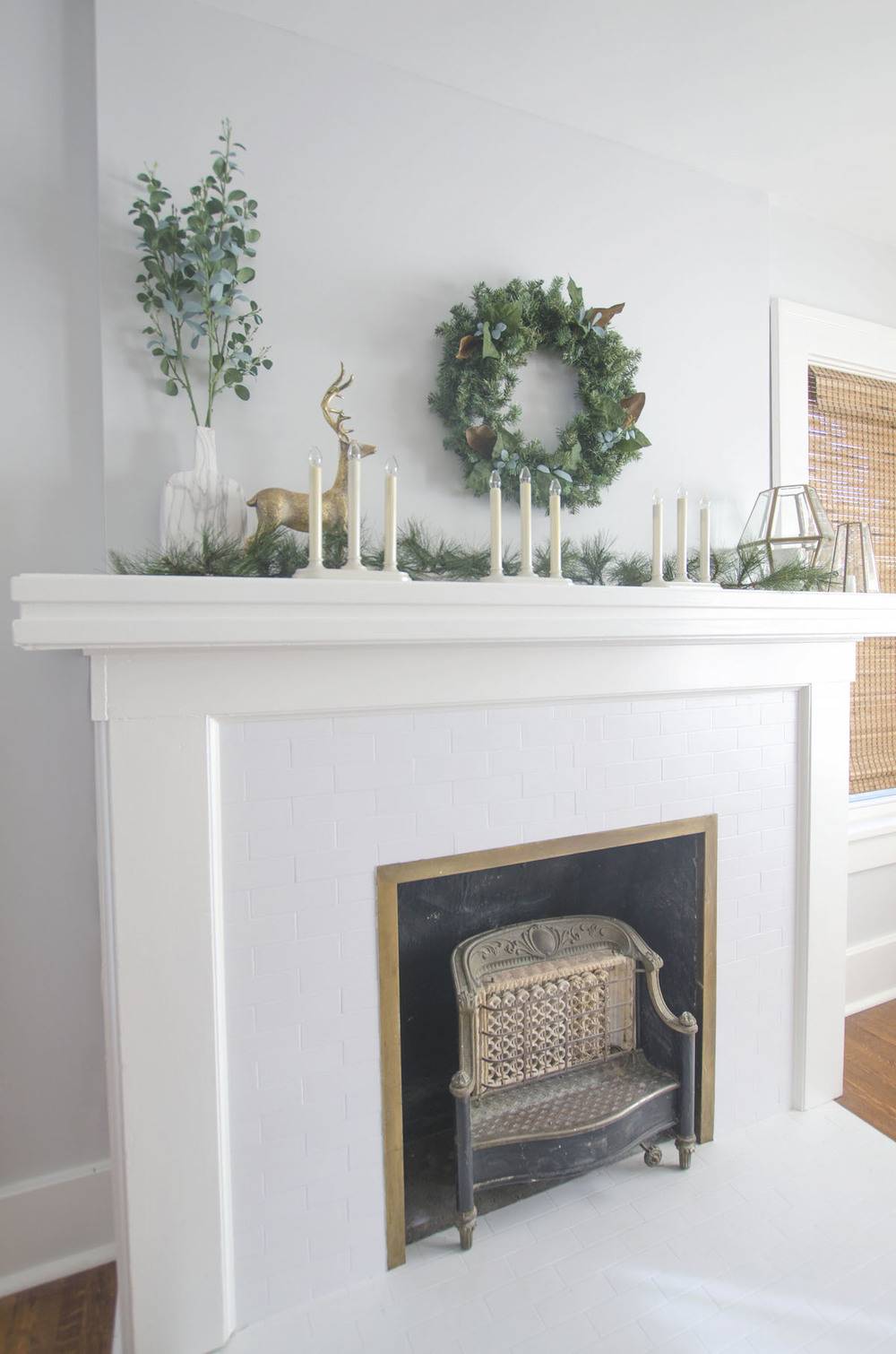 Fireplace Mantel Makeover