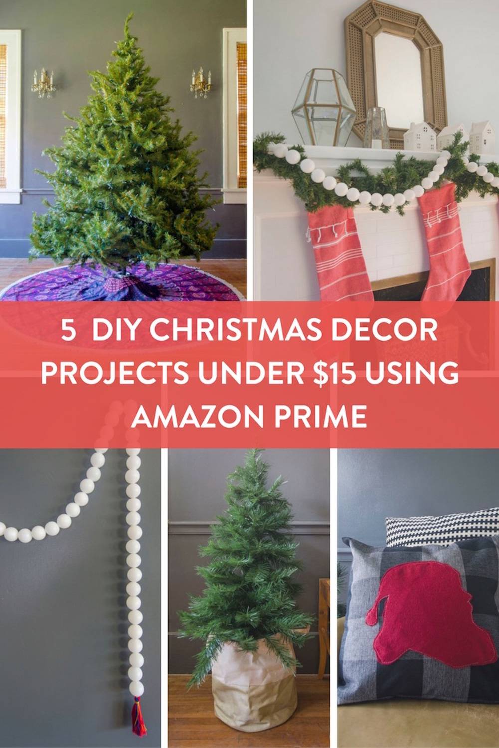 5 Decor Projects Under $15 using Amazon Prime