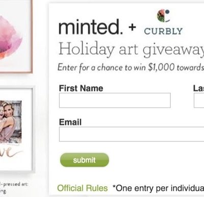 Enter to win the $1000 Minted giveaway