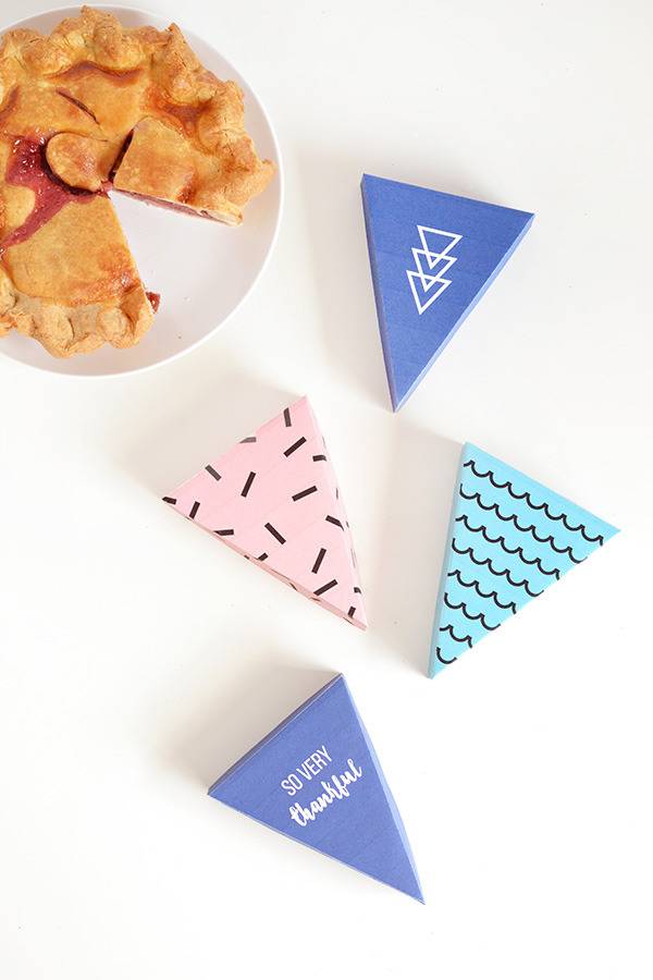 Printable pie boxes