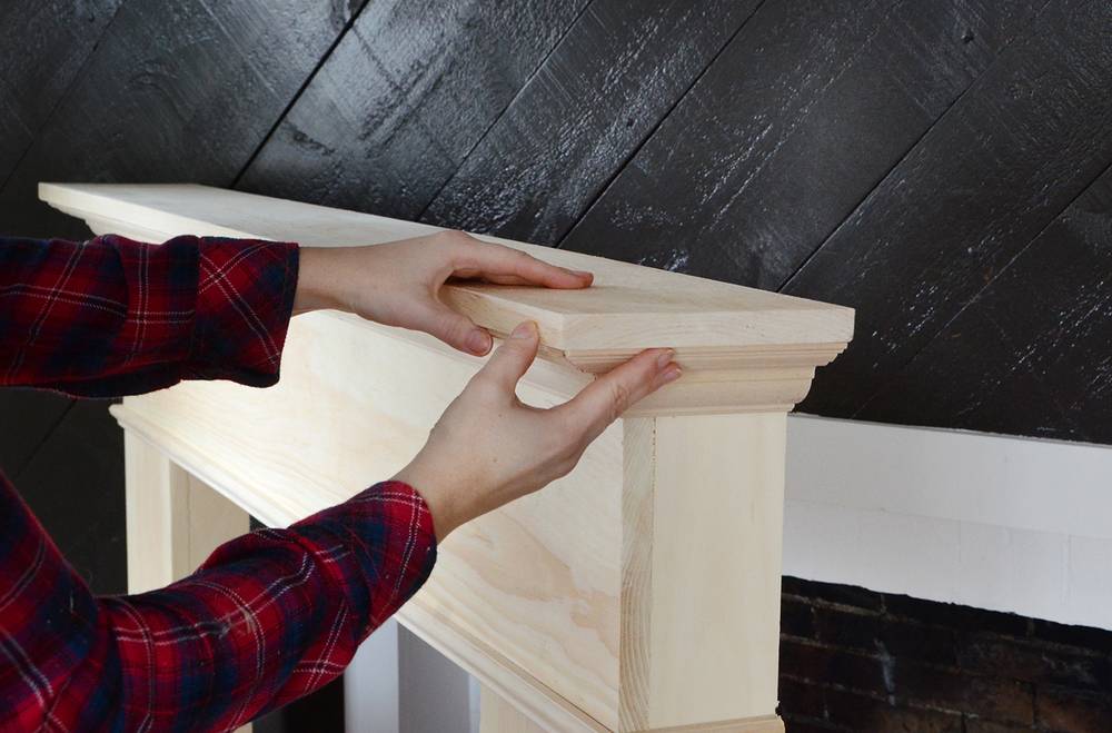 How-To: Elegant DIY Wooden Mantel