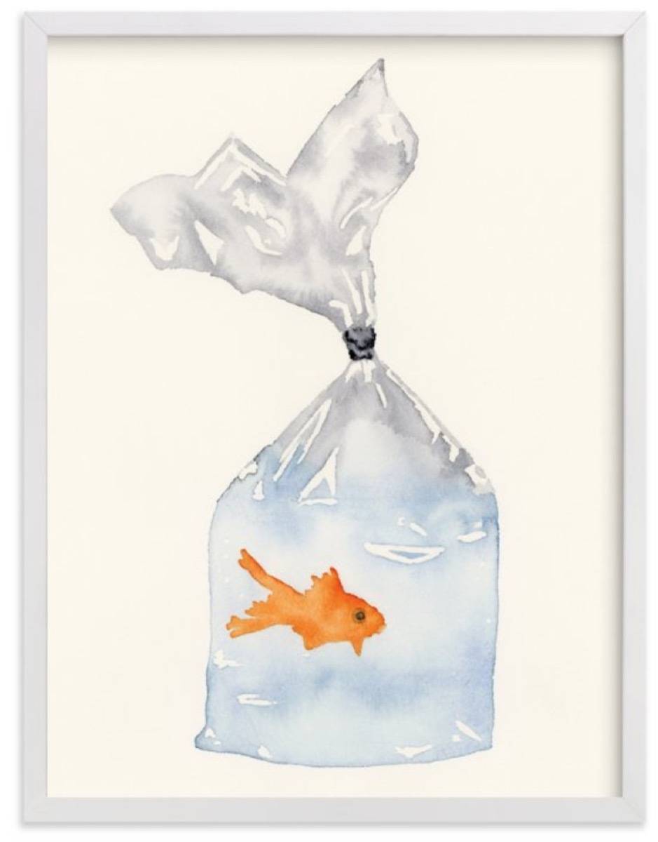 Goldfish watercolor
