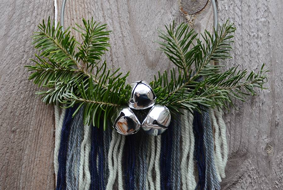 How-To: DIY Bohemian Yarn Fringe Wreath
