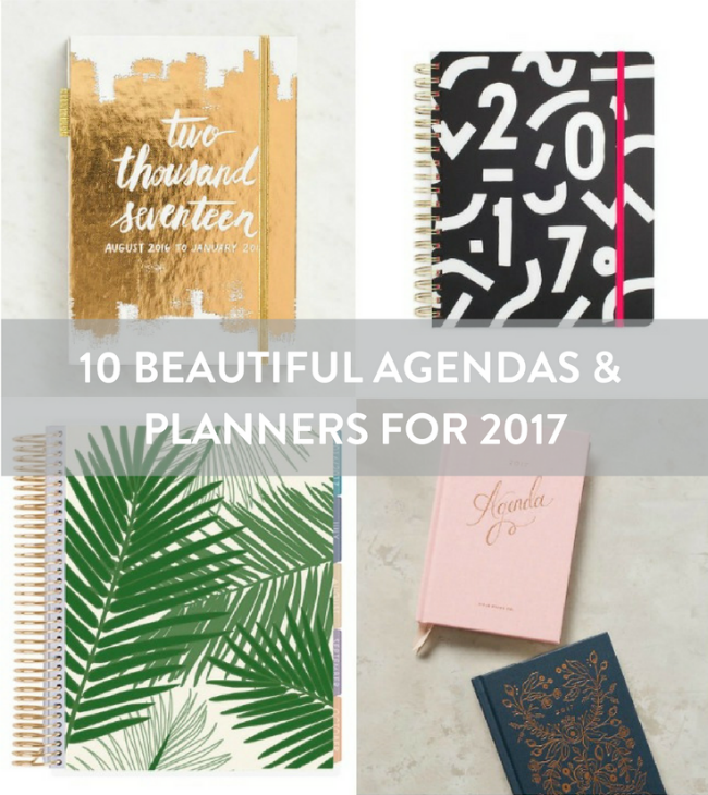 10 Agendas & Planners To Lead A Stylish & Organized 2017 Curbly