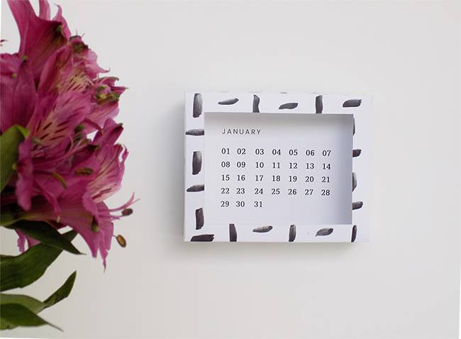 12 Free Printable Desktop Calendars To Help You Rock the New Year