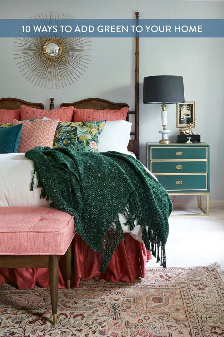 10 Fun Ways To Add Fresh Green Accents To Your Home