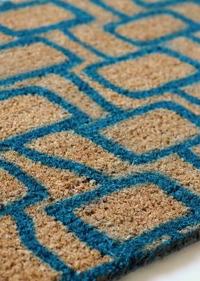 Stenciled door mat!