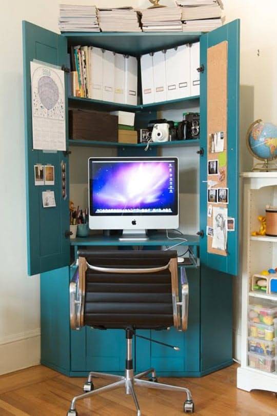 Eye Candy: 20 Tiny But Functional Home Workspaces