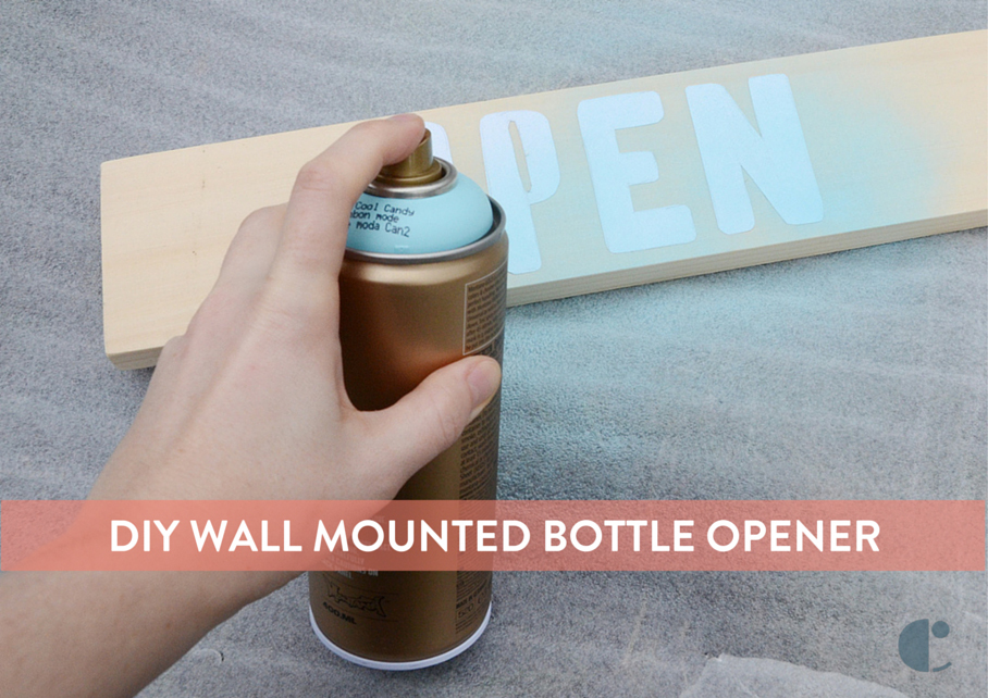 How-To: Easy Wall Mounted Bottle Opener
