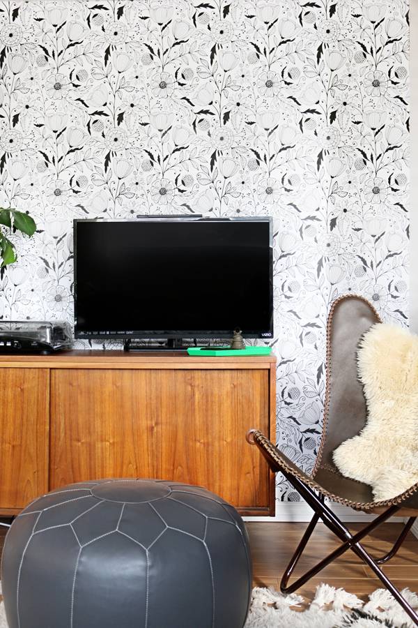 How to: Give Your Space a Scandinavian- Inspired Vibe with Removable Wallpaper
