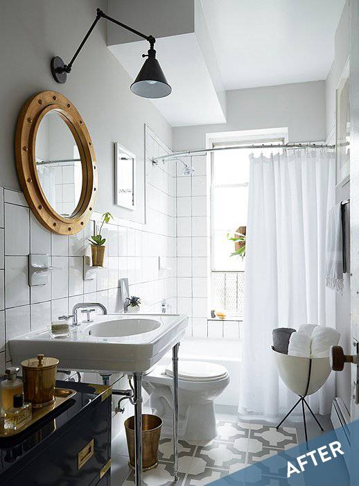 Nailed It! This Bathroom Makeover Hits All The Top Trends