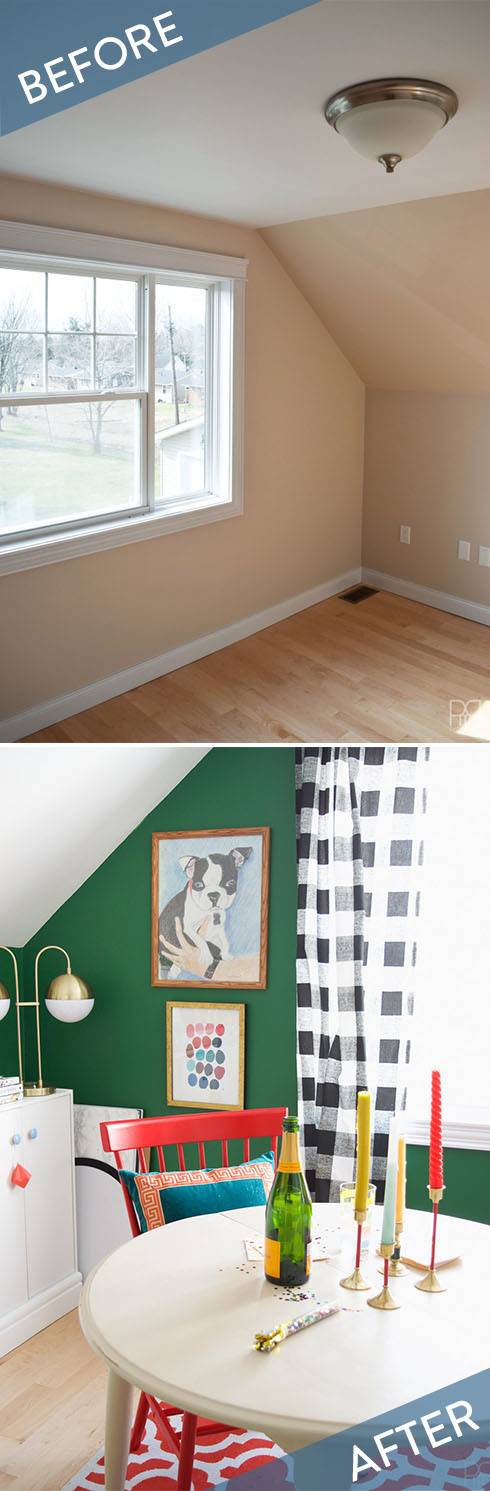 Before and After: A Colorful Office Makeover Tour