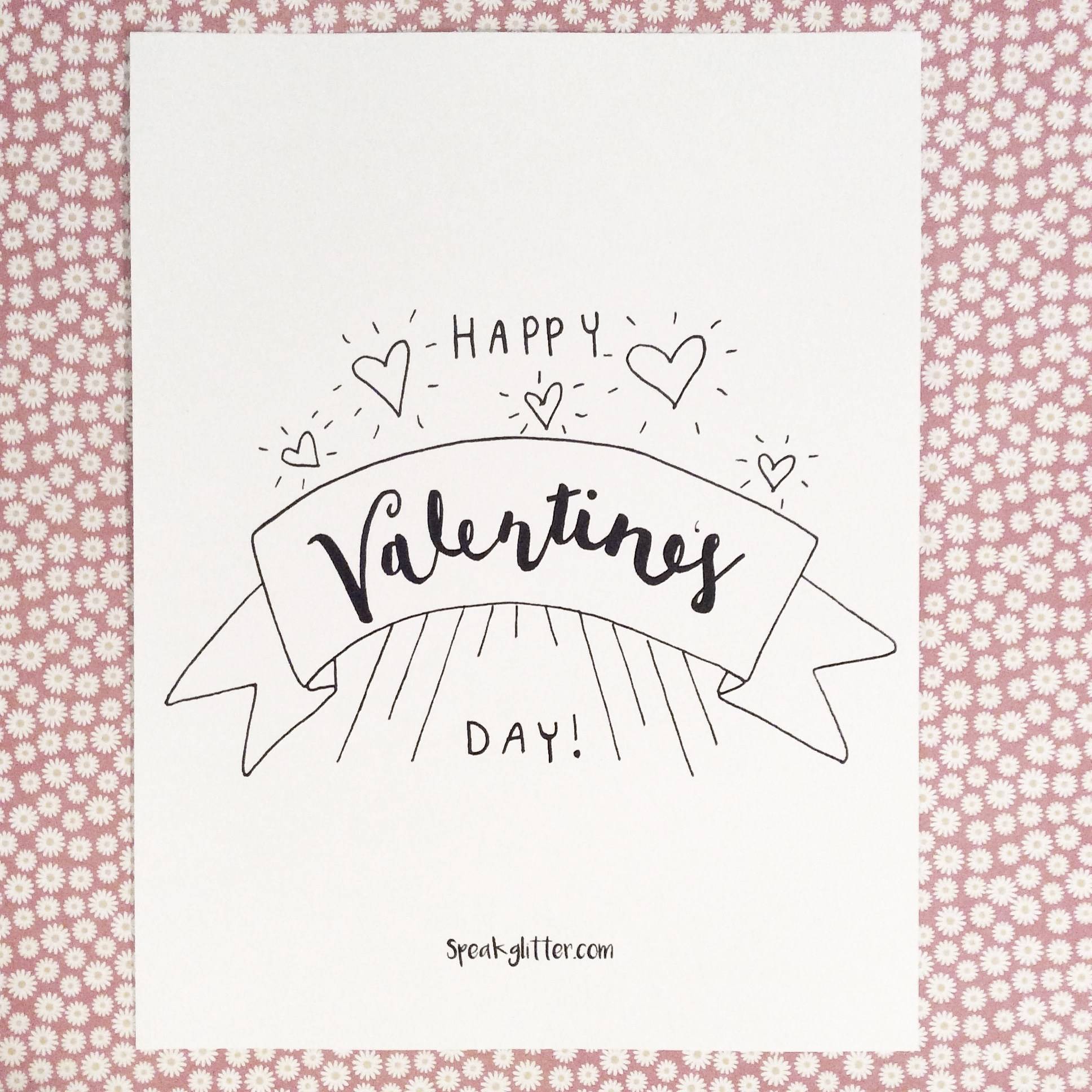 14 Hand-lettered Valentines To Print & Gift Your Love 