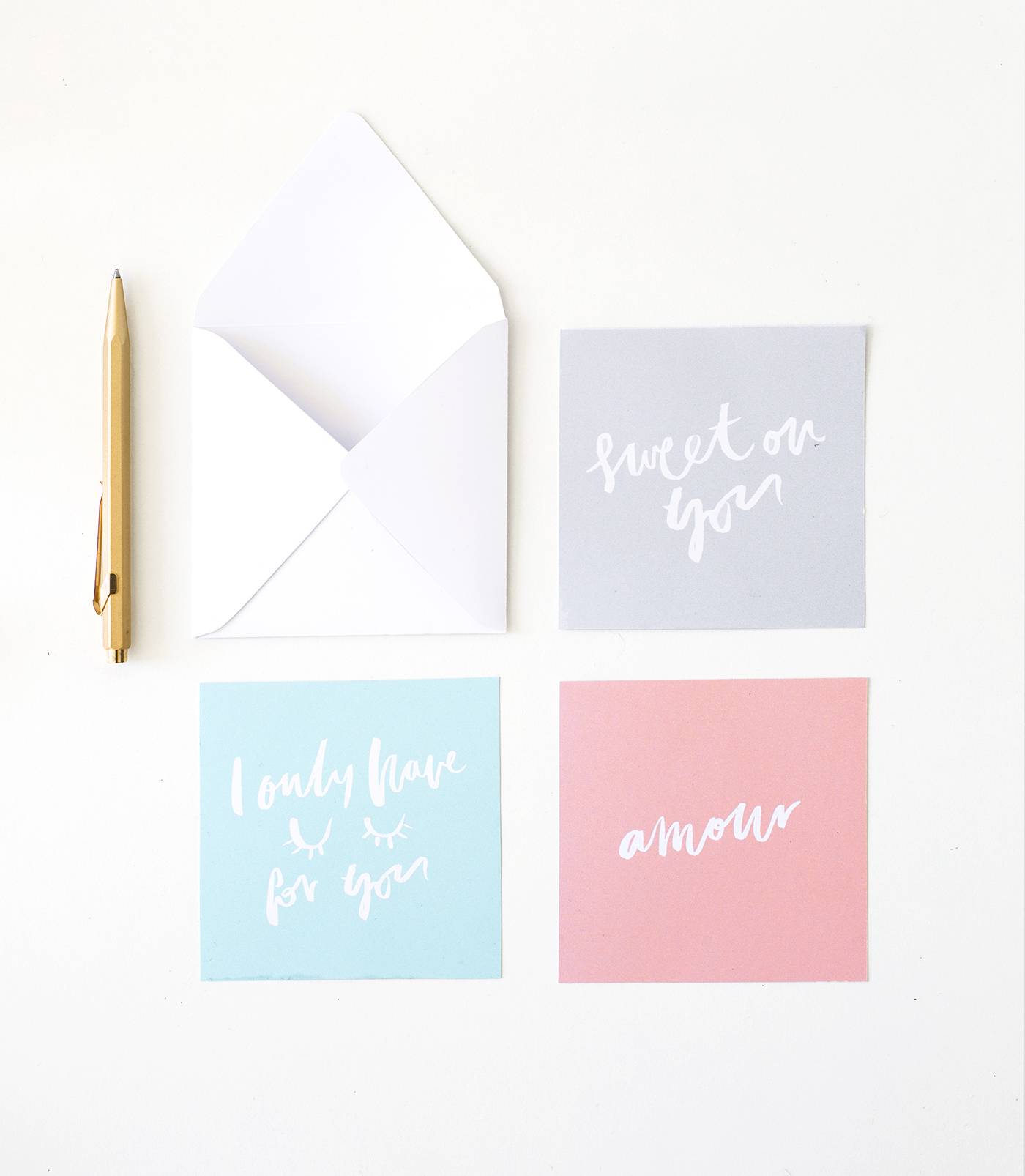 14 Hand-lettered Valentines To Print & Gift Your Love 